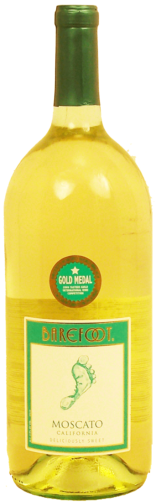 Barefoot  moscato wine of California, deliciously sweet, 9% alc. by vol. Full-Size Picture